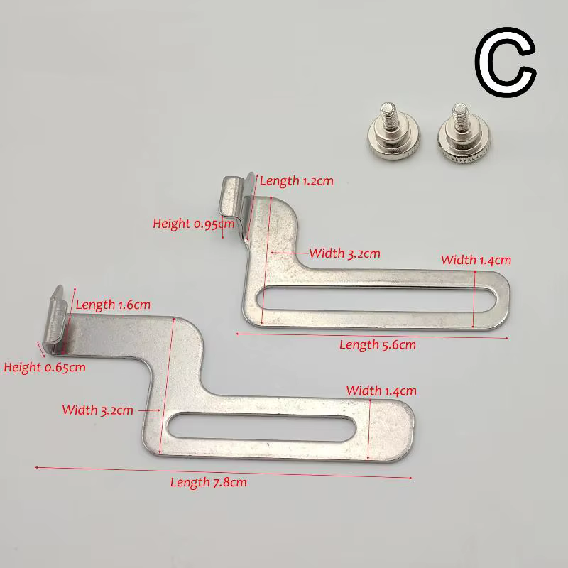 Guide de couture réglable pour machine à coudre industrielle, guide de ourlet pour la confection pro