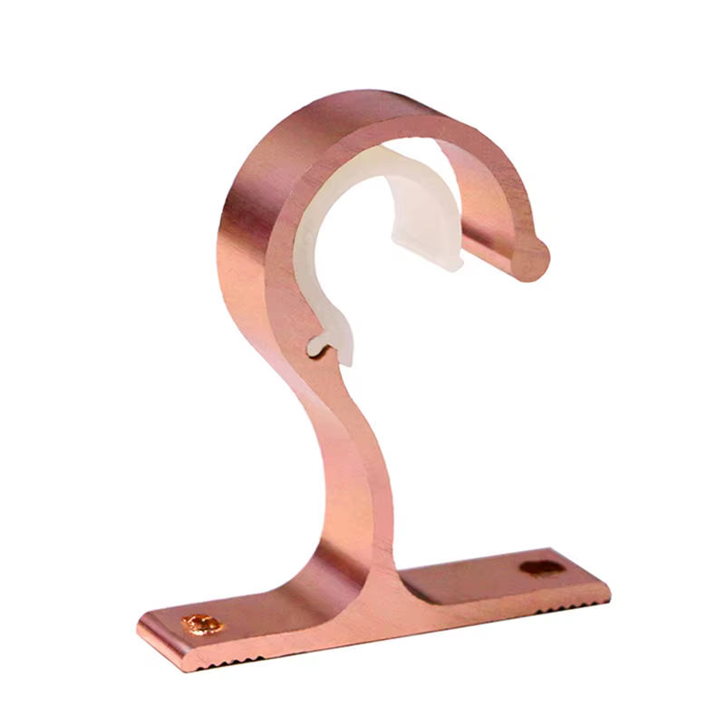 Support de tringles à rideaux, crochet de suspension, pince de Support de barre transversale, Clip d