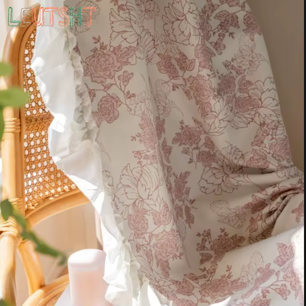 Rideaux Français Lumineux de Luxe pour Chambre à Coucher, Style Girly Ins, pour Salon, Nouvelle Coll
