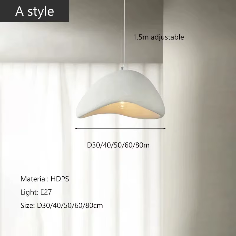 LIMIT LUMIÈRE Nordique Wabi Sabi Plafond Lustre Moderne LED Table À Manger Pendentif Lumière Salon C