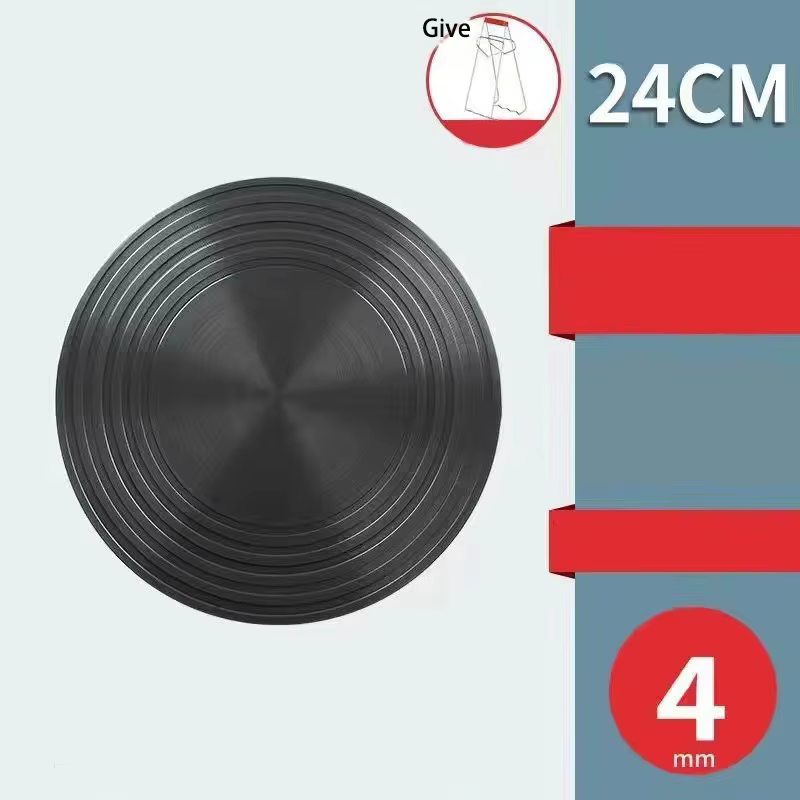 Plaque de transfert de chaleur pour cuisinière à gaz de cuisine, plaque de décongélation rapide noir