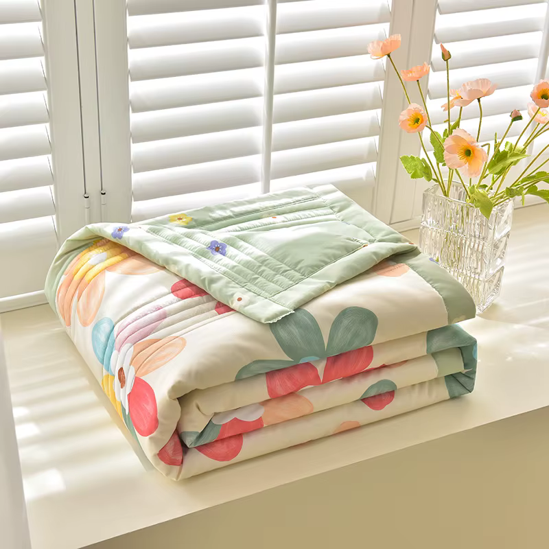 Couette d'été, 100% microfibre, légère, pour climatiseur, douce, respirante, fine, pour chambre à co