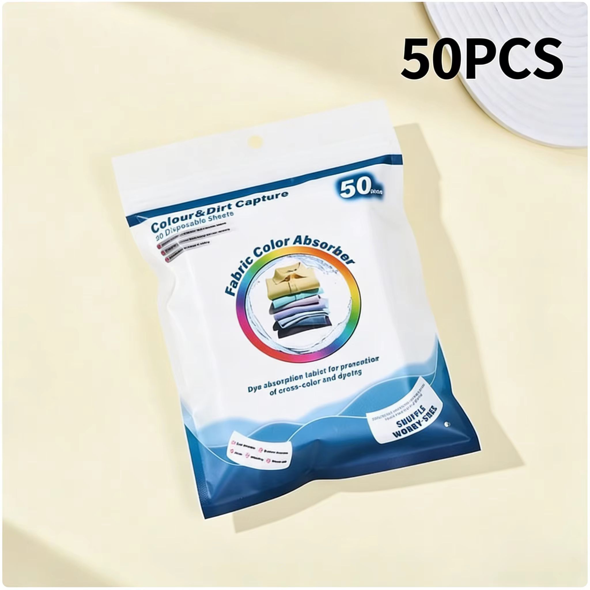 Feuilles anti-décoloration pour linge, absorbantes de couleur, pour machine à laver anti-transfert d