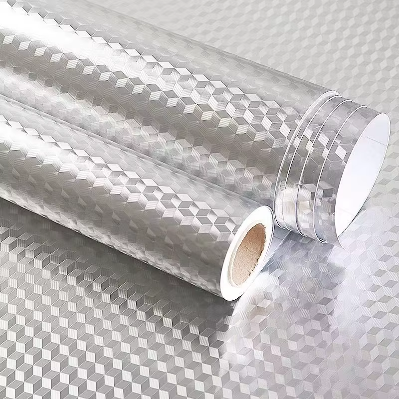 Autocollant résistant à l'huile pour comptoir de cuisine, papier peint auto-adhésif imperméable rési