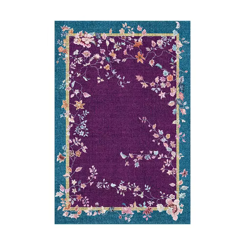 Tapis de style chinois pour salon, style ethnique rétro, chevet, minimaliste, décor de chambre à cou