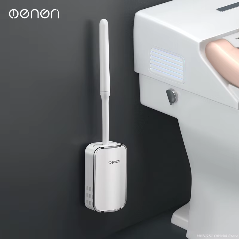 MENGNI-brosse de toilette de luxe salle de bain montage mural outil de nettoyage à vidange rapide br