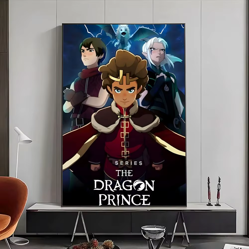 Affiche T-The Dragon Prince, affiches haute définition, art mural pour le salon et la décoration de 