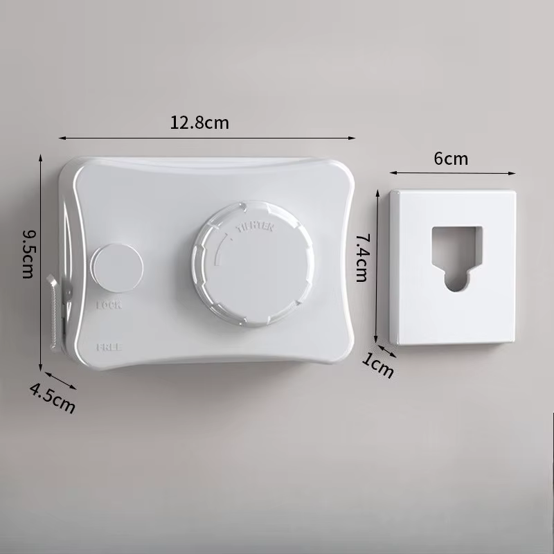 1 pièce Corde à linge rétractable double ligne murale pour séchage invisible des vêtements sur balco