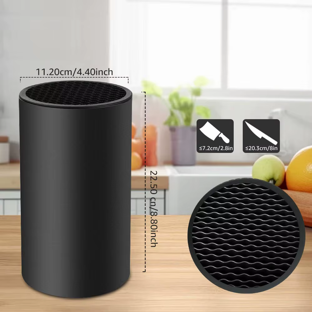 Support de couteau de 8.8 pouces, pour Chef de cuisine, couteau en céramique inséré, bloc de couteau