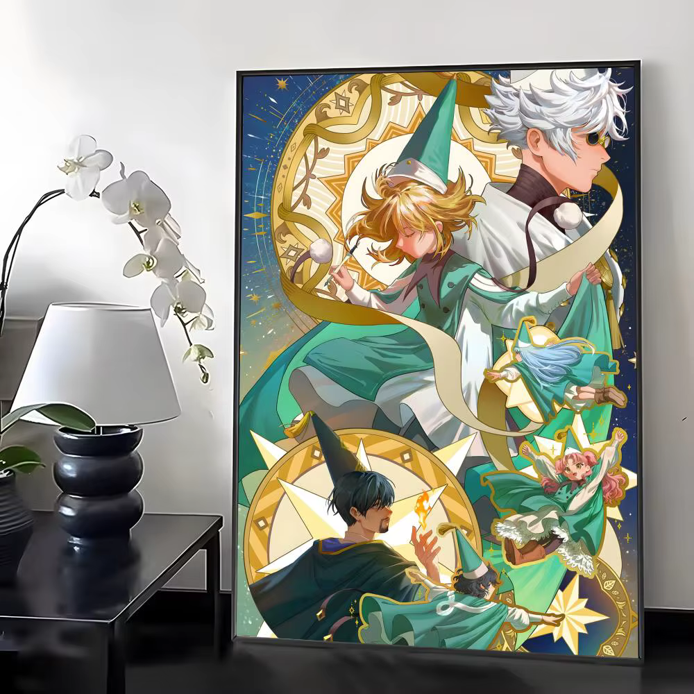 Affiche murale ANIME W-Witch Hat Atelier, impression artistique adaptée au salon, chambre à coucher,