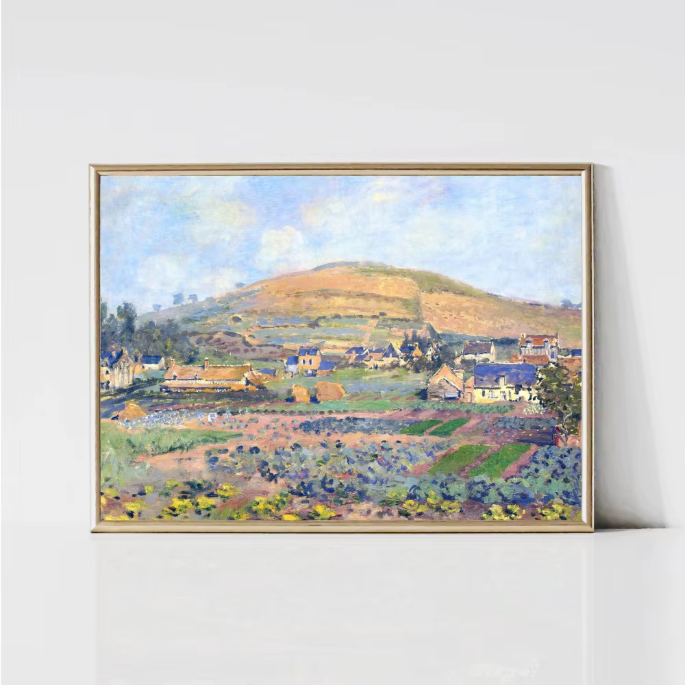 Claude Monet œuvre affiche impressionniste paysage toile peinture imprime mur Art pour exposition sa