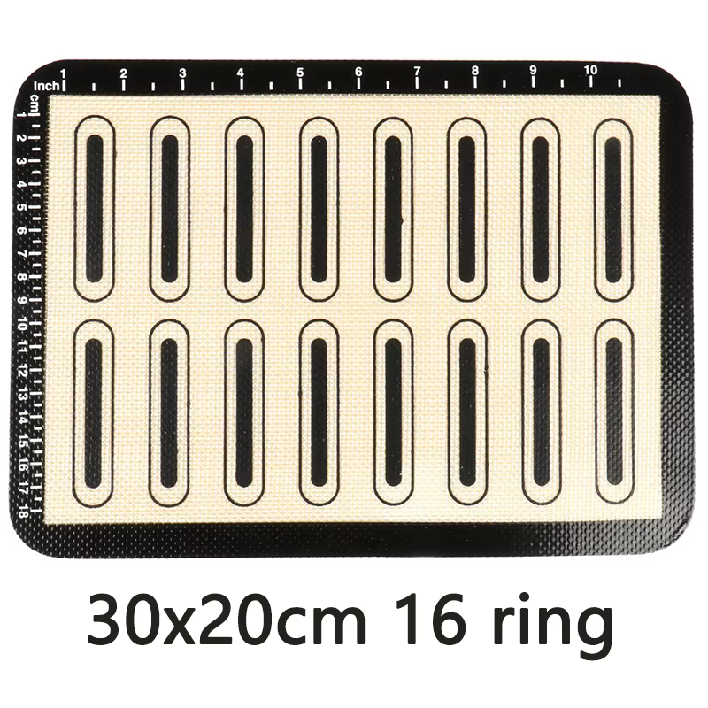 Tapis de cuisson Macaron en Silicone, pour casseroles, pâtisserie, fabrication de biscuits, antiadhé