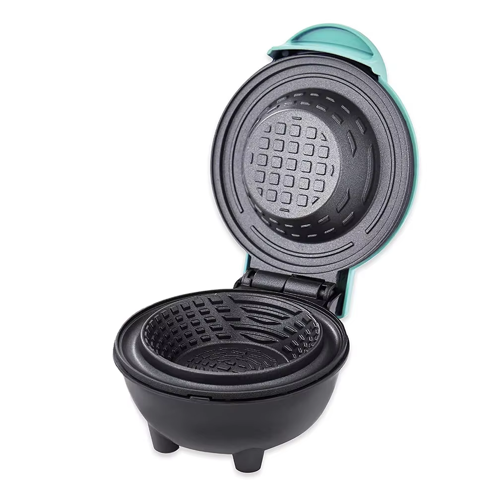 Machine à gaufres mini 220V pour petit-déjeuner, gaufrier pour tartes aux œufs, crèmes glacées et ro