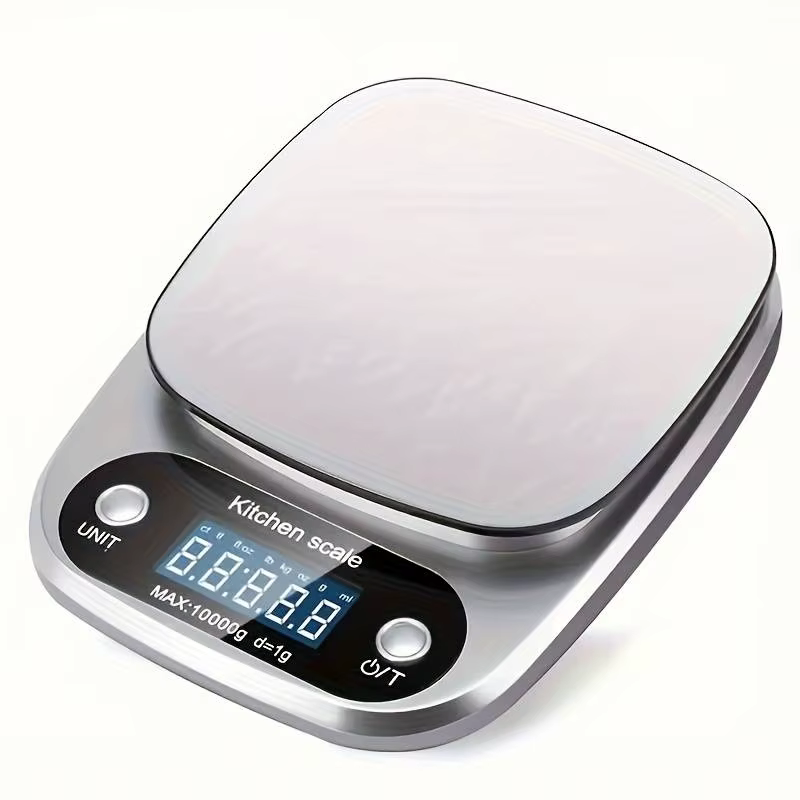Balance de cuisine numérique 10kg/1g, haute précision, électronique, LCD, pour aliments, bijoux, caf