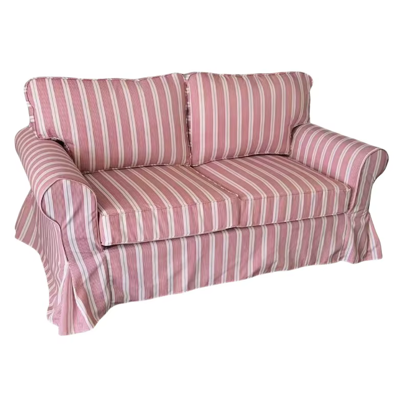 Europe minimaliste Salon canapés accoudoir adultes Double Couples canapé appartement coussin Meuble 