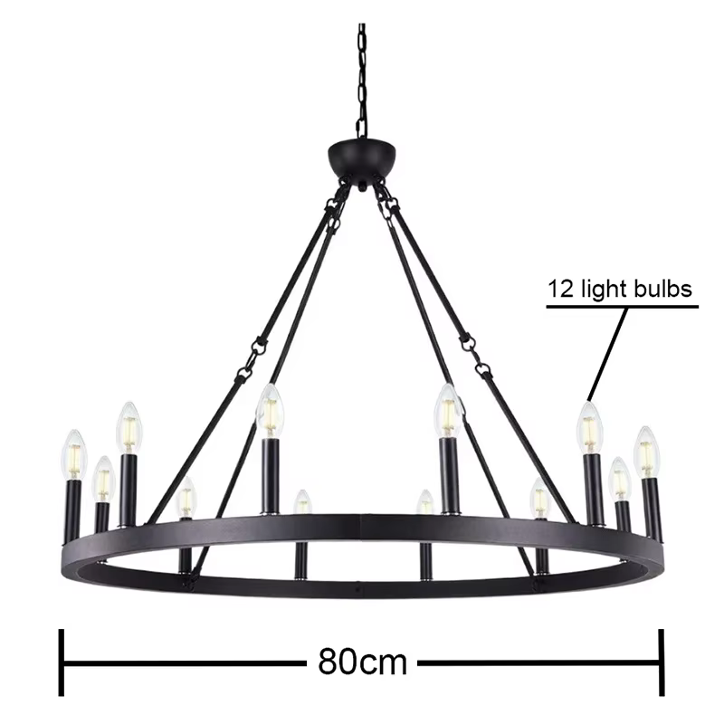 Lustre suspendu LED moderne de luxe pour salon vintage, grande lampe suspendue pour villa, escalier,