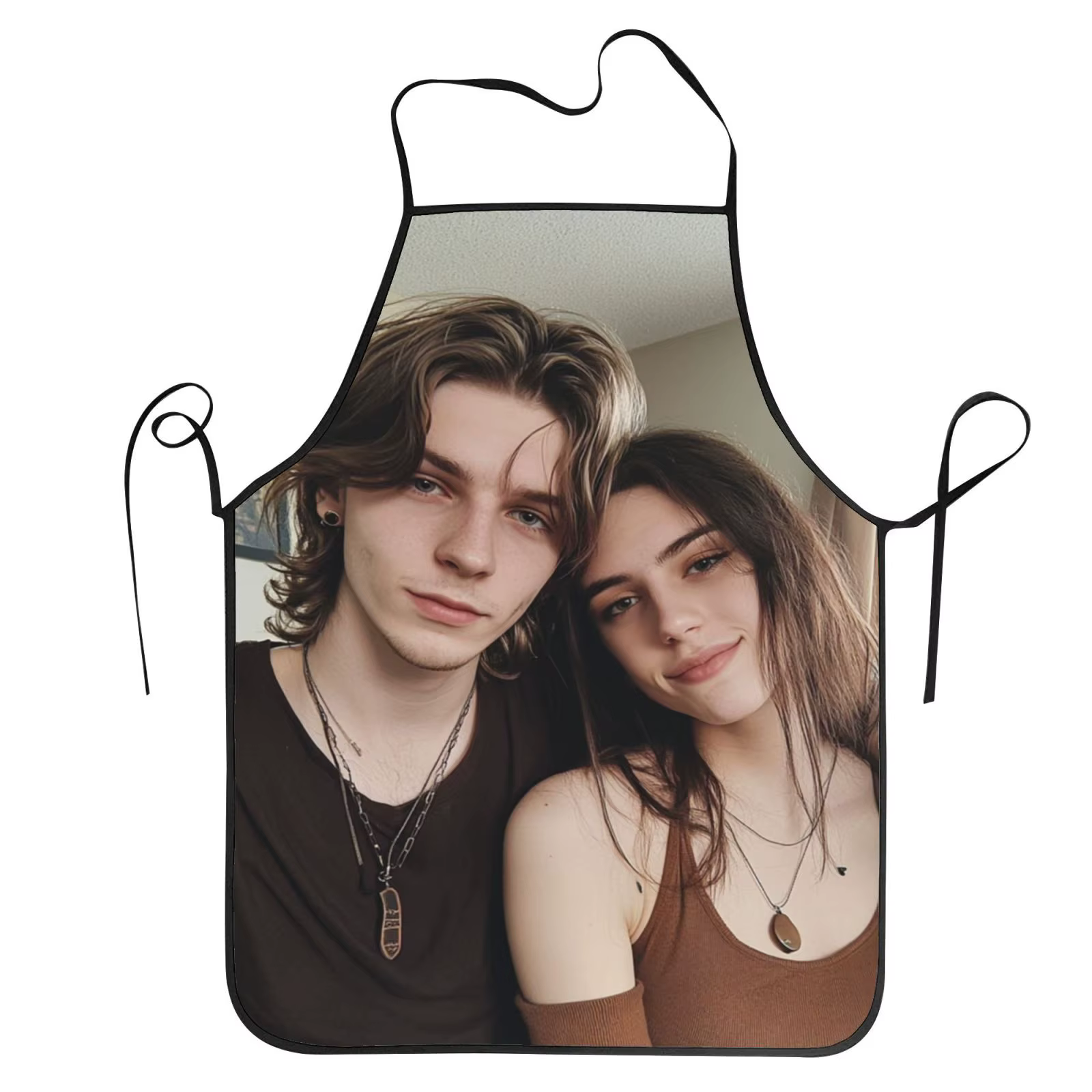 Tablier de cuisine personnalisé avec motif avatar pour homme et femme, idéal pour la cuisine, la pât