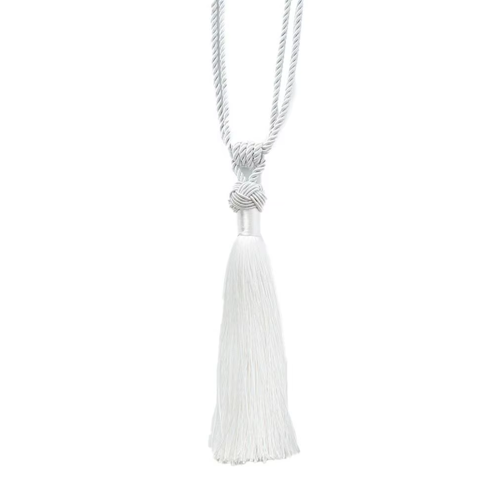 Porte-rideau corde tressée gland rideau embrasses corde en Satin Simple rideau suspendu boule sangle