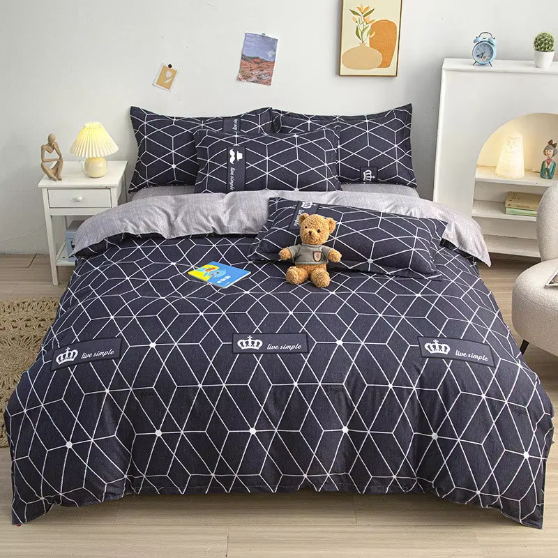 Housse de couette imprimée dessin animé mignon 220x240, joli motif, housse de couette pour adultes e