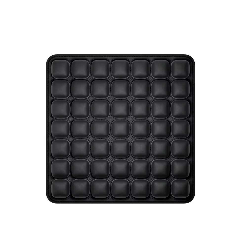 Coussin de siège ergonomique 3D gonflable réglable anti-pression pour chaise de bureau ou de voiture