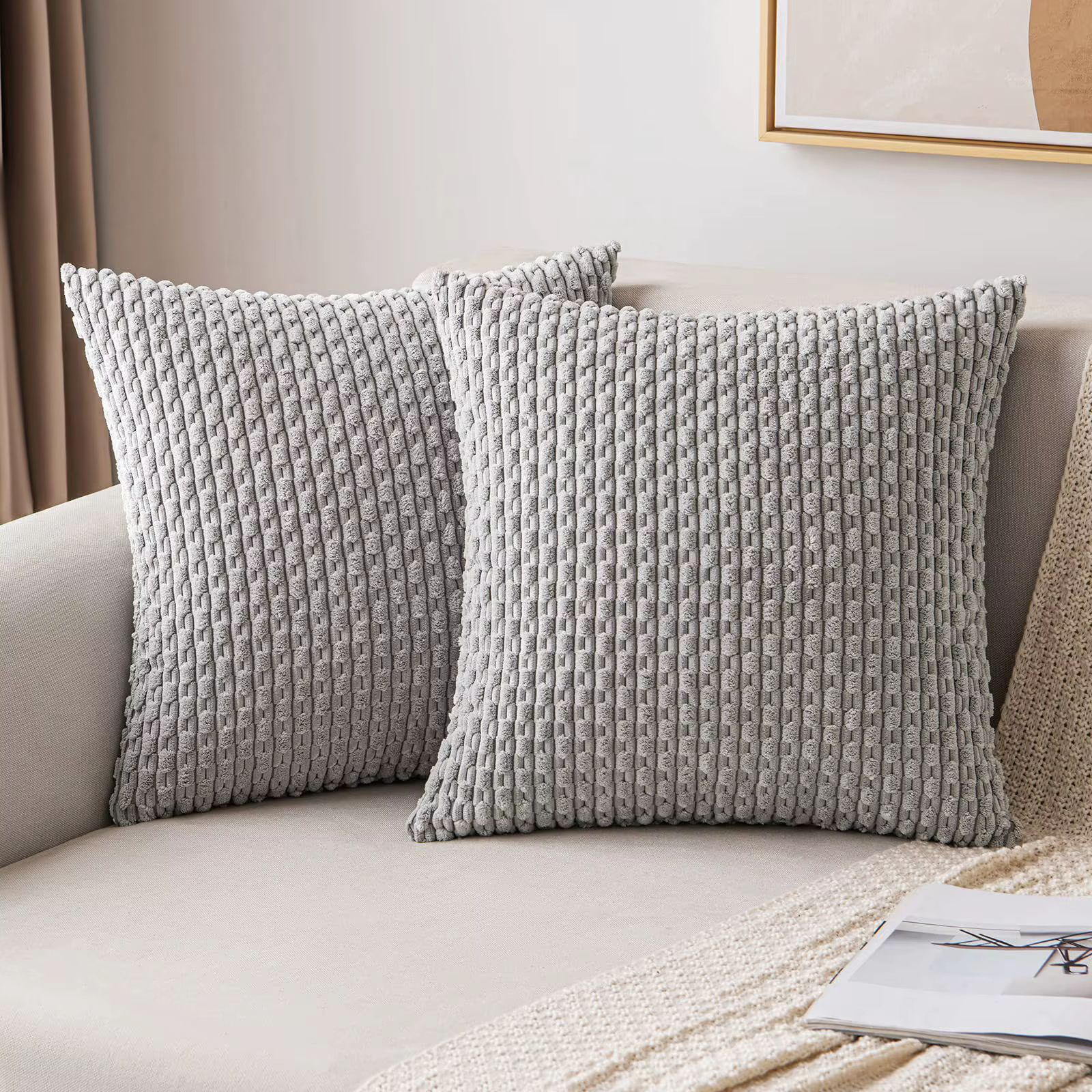 Juste de coussin décorative pour canapé, taie d'oreiller de haute qualité pour salon, décoration d'i