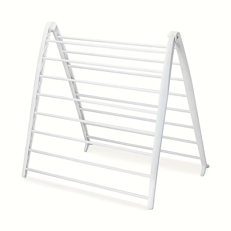 1 X Porte-vêtements extensible et réglable – Un porte-serviettes de salle de bain pliable et peu enc