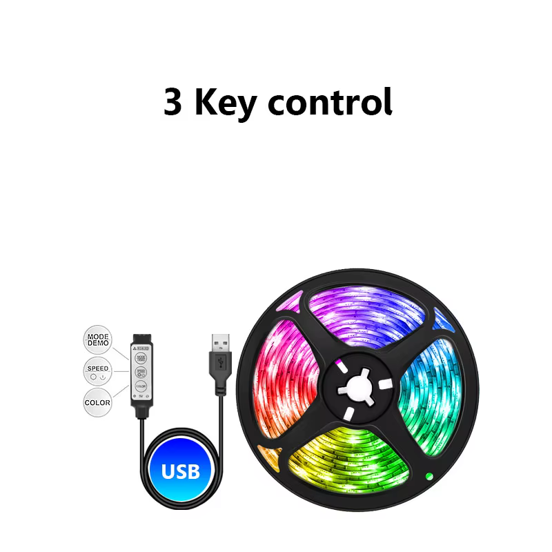 5050 bande Led 5V bande de glace avec Wifi Bluetooth télécommande pour Tv cuisine 5M 10M Tura Led lu