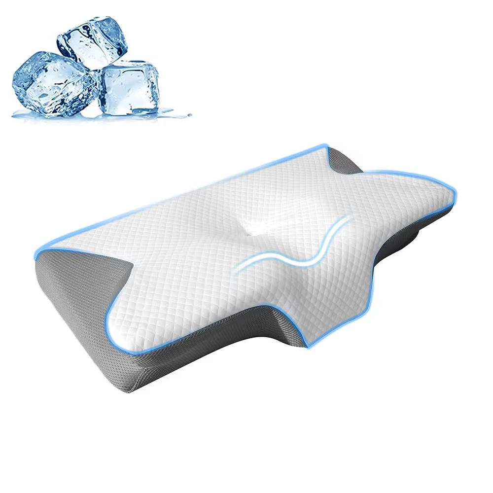 Oreiller cervical, oreillers en mousse à mémoire de forme, oreiller ergonomique pour dormir, oreille