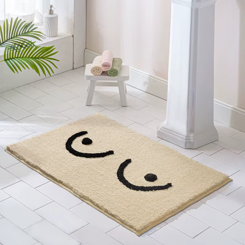 Tapis de porte de sol d'entrée moelleux