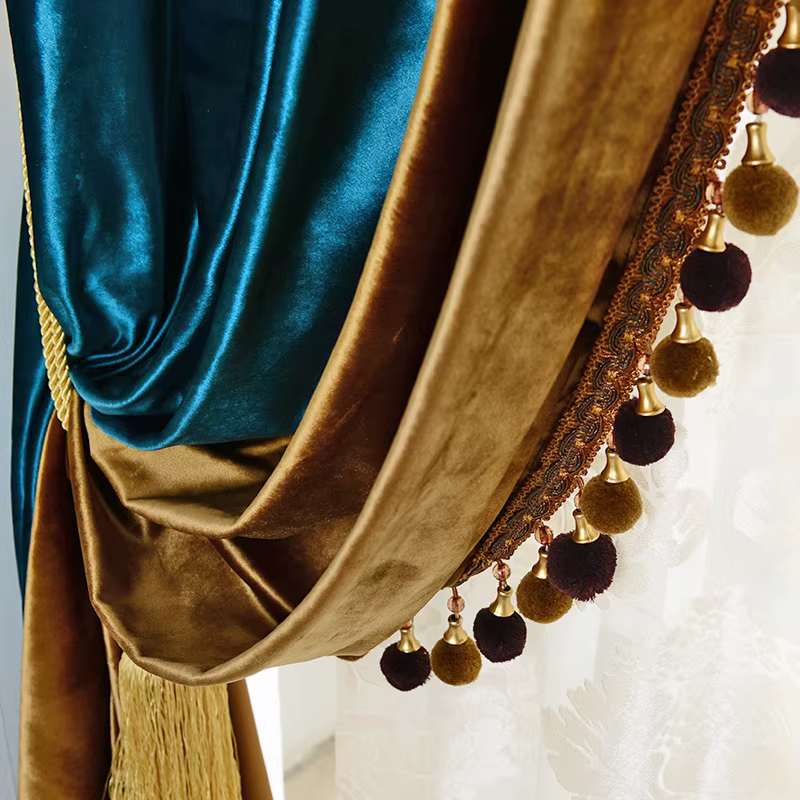 Rideaux italiens en velours