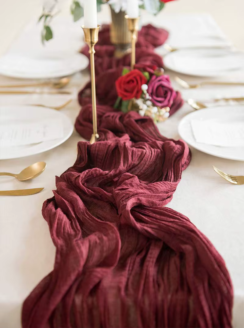 Chemin de Table en gaze