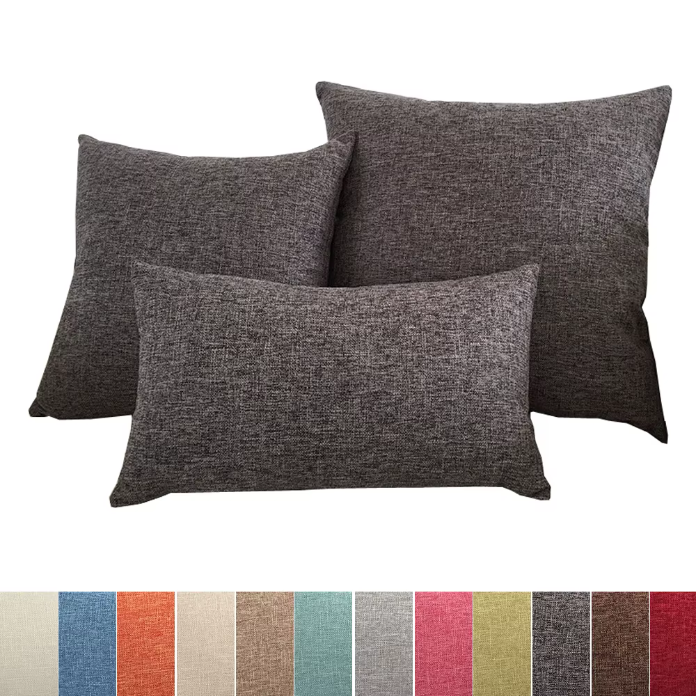 Housse de coussin de canapé 30x50/40x40/45x4 5/40x6 0/50x50/55x5 5/60x60cm