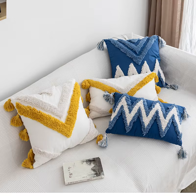 Juste de coussin de style marocain