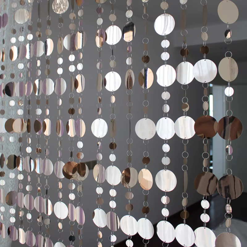 Rideaux à paillettes en PVC