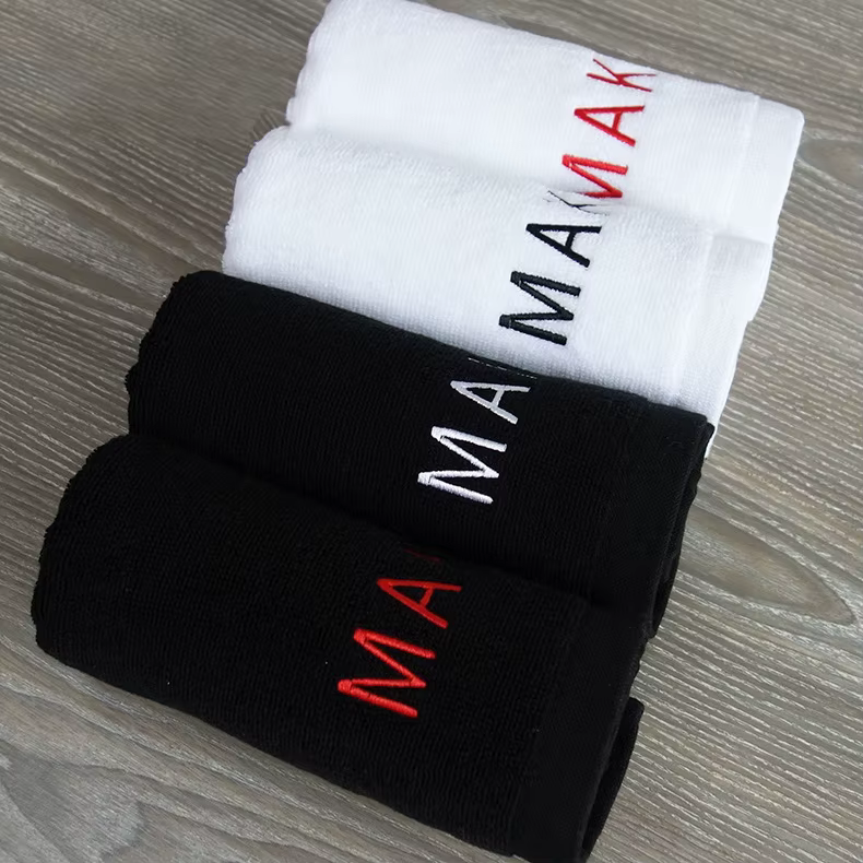 Serviette de bain noire 100% coton