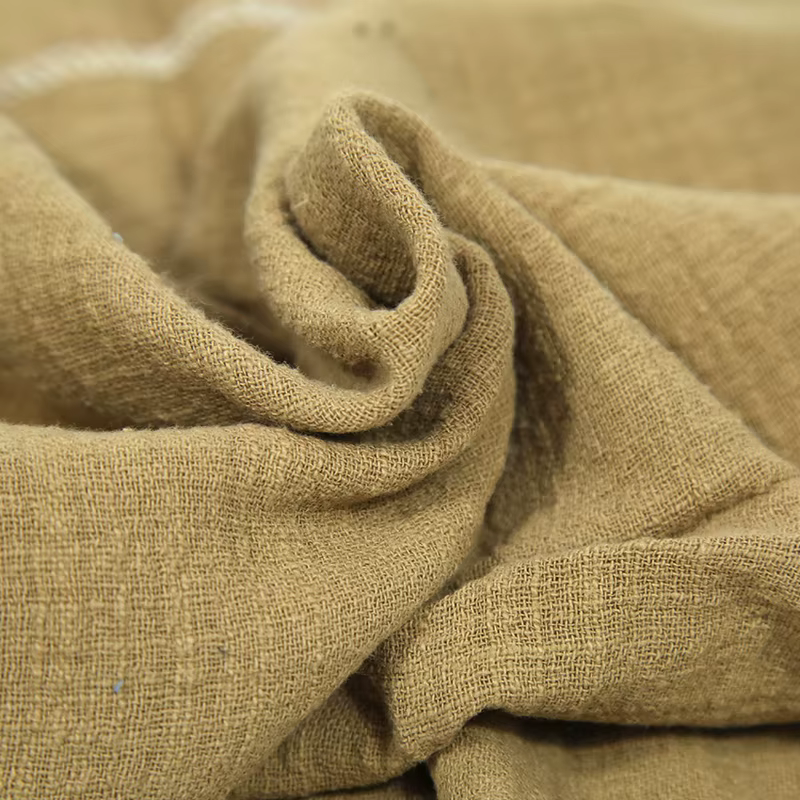 Tissu en Coton et Lin Fin et Doux