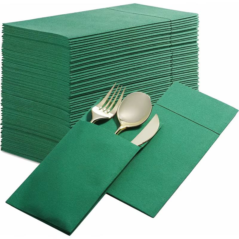 Serviettes de table jetables