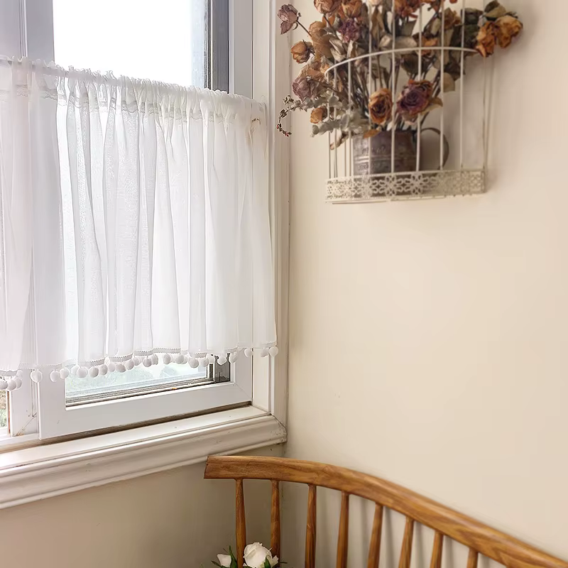 Rideaux en gaze polyvalents blancs modernes