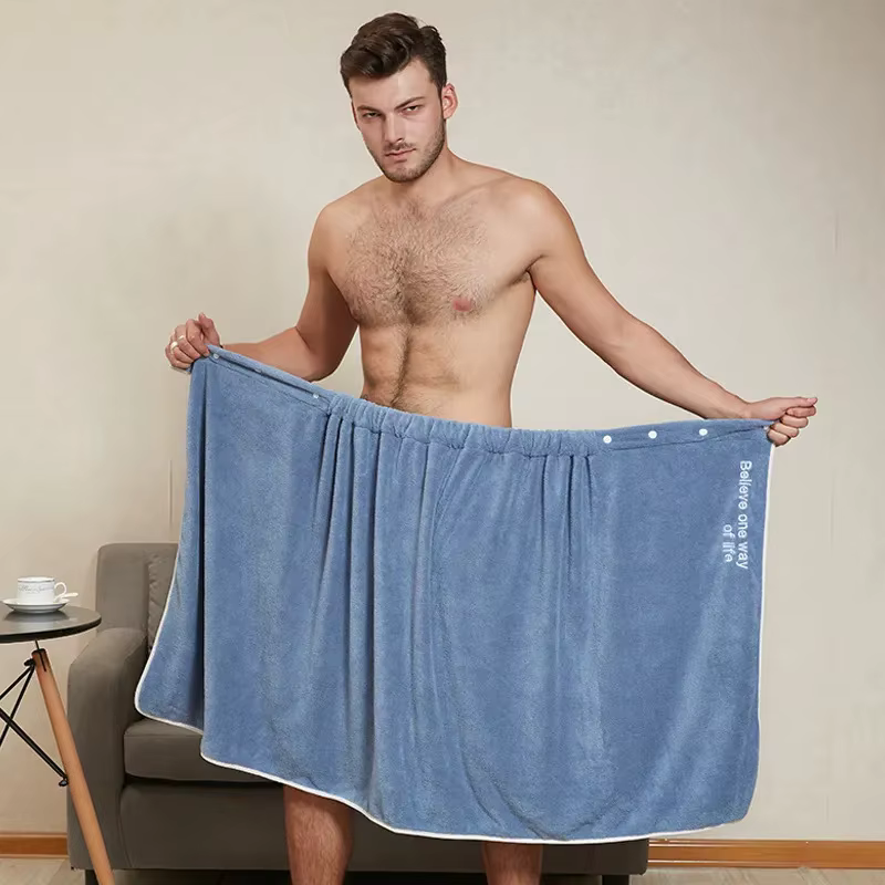 Serviette de bain pour hommes