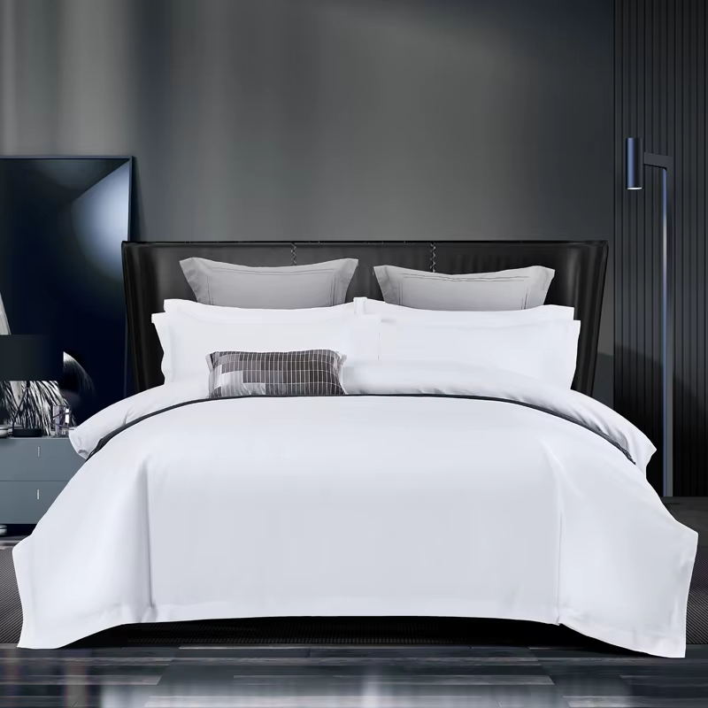 Parure de lit simple pour hôtels 5 étoiles