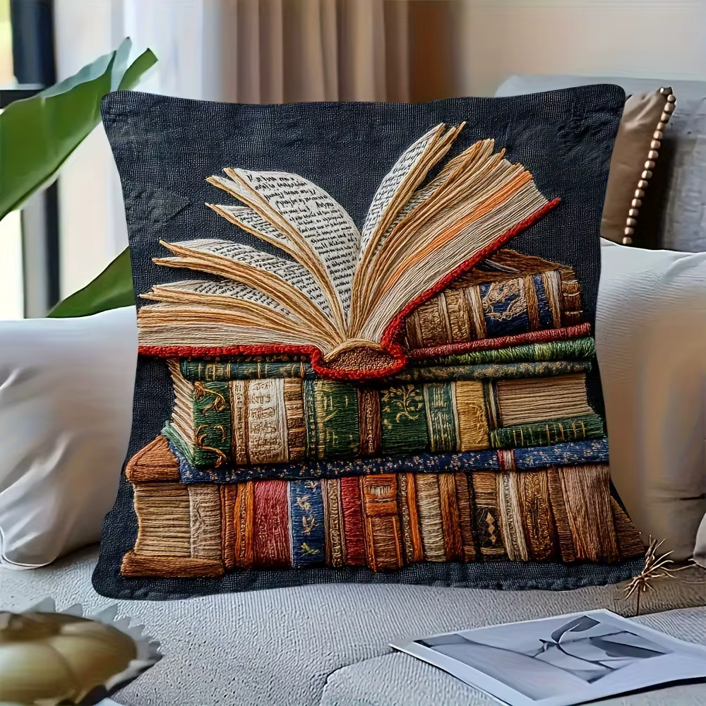 Housse de coussin chaton blanc mignon