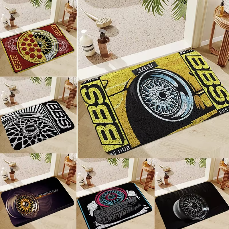 BBS tapis de bain lavable antidérapant