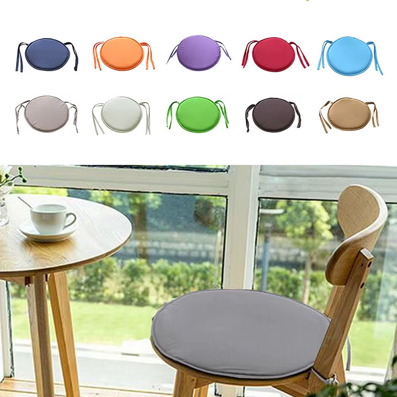 Coussin de chaise rond couleur bonbon