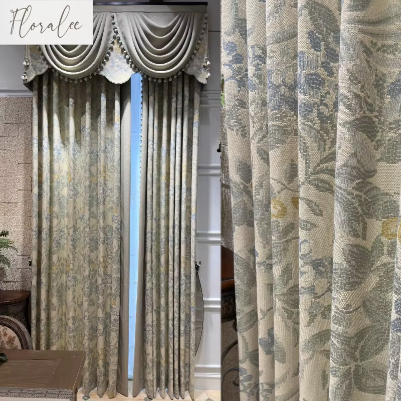 Rideaux de Villa américaine haut de gamme pour salon