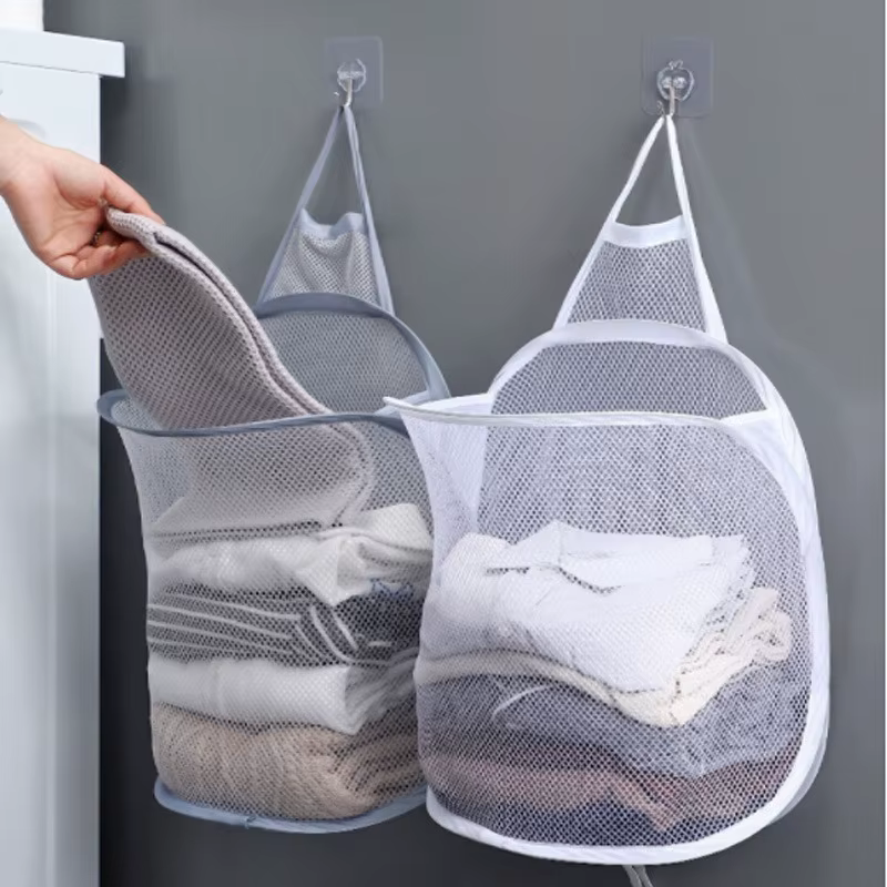 Panier à linge sale mural pliable