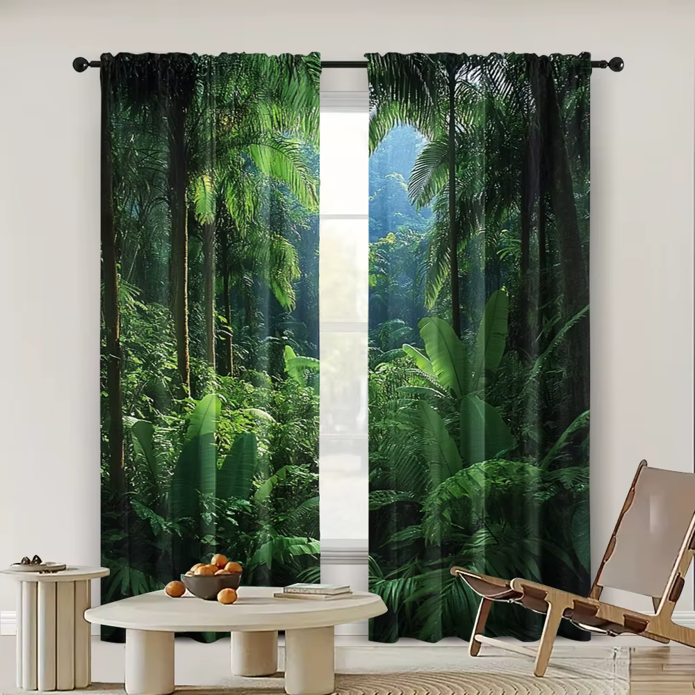 Rideaux Mystère Forêt Tropicale