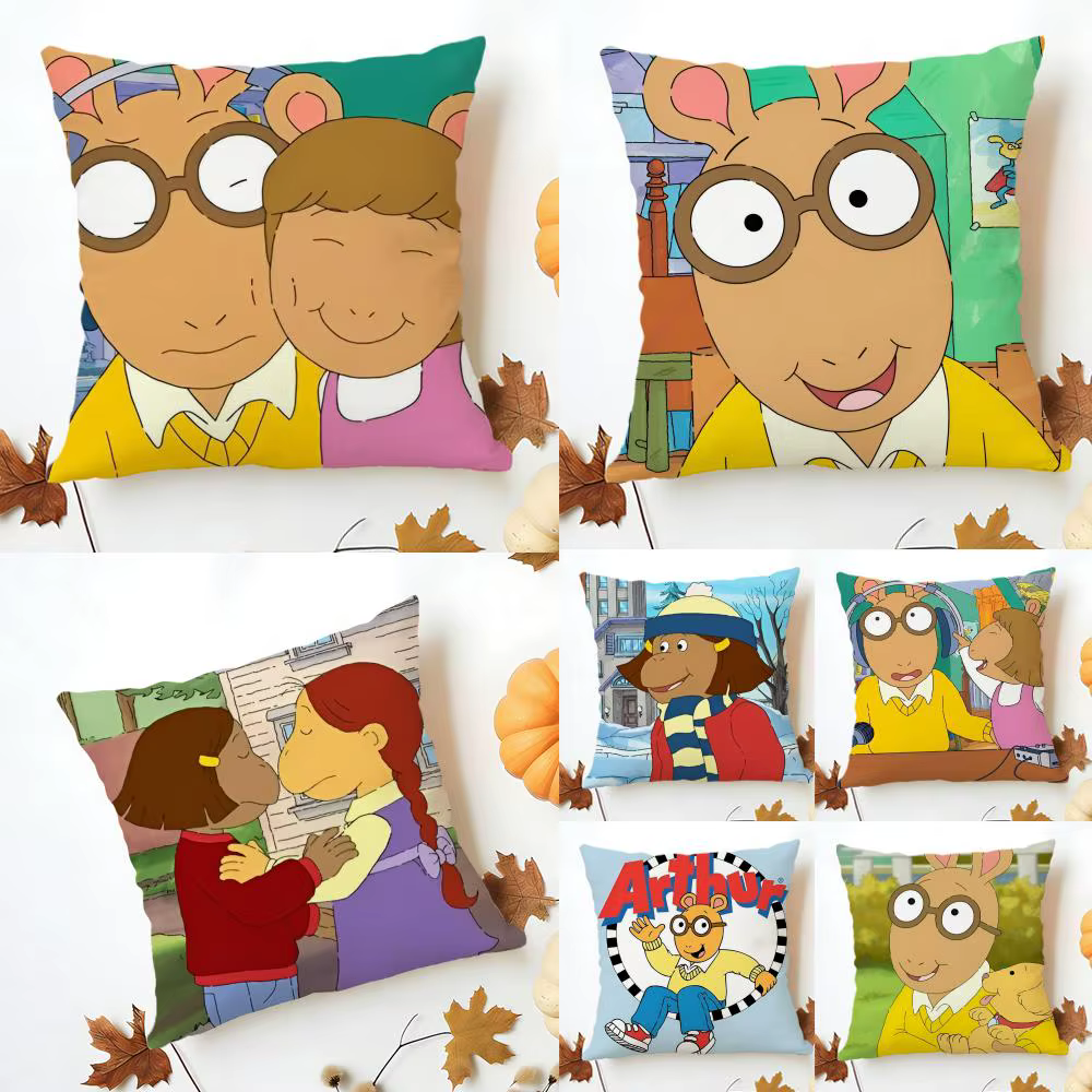 Housse de coussin Arthur en lin lavable