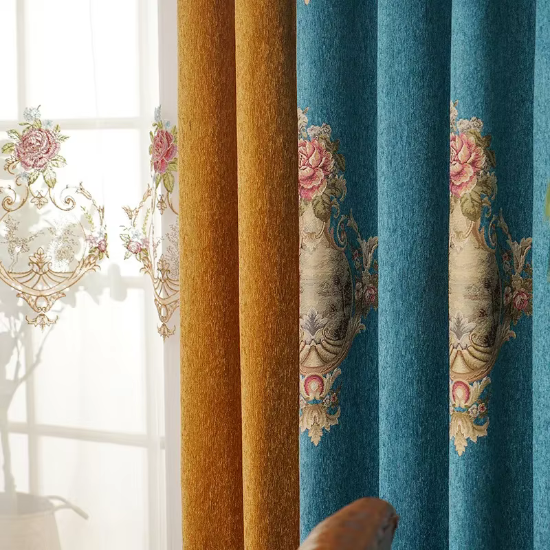 Rideaux occultants en jacquard de haute précision