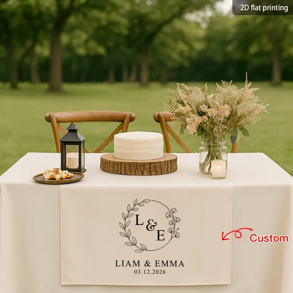 1 nappe personnalisée sur mesure – Logo et photo personnalisés