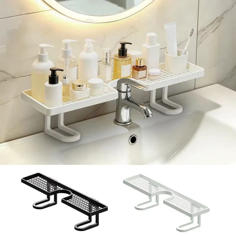 Étagère murale en U pour salle de bain